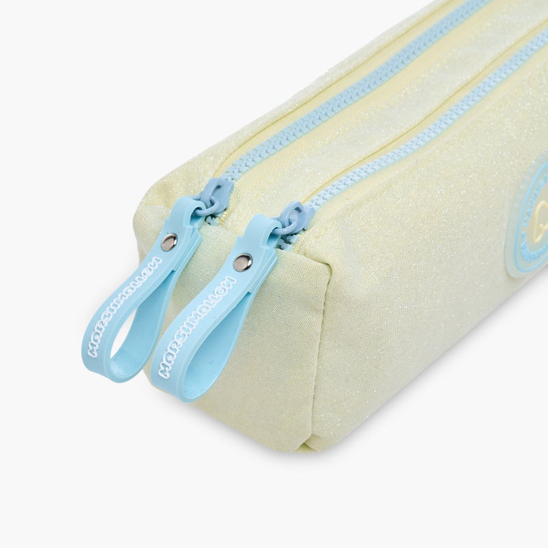 MARSHMALLOW Glittery Yellow Pencil Pouch for Kids - Image 3